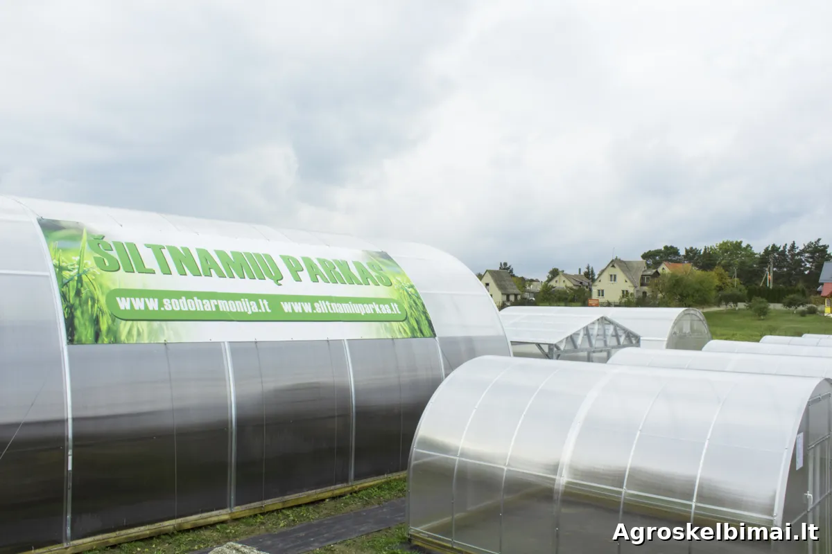 Šiltnamių pardavimas bei gamyba