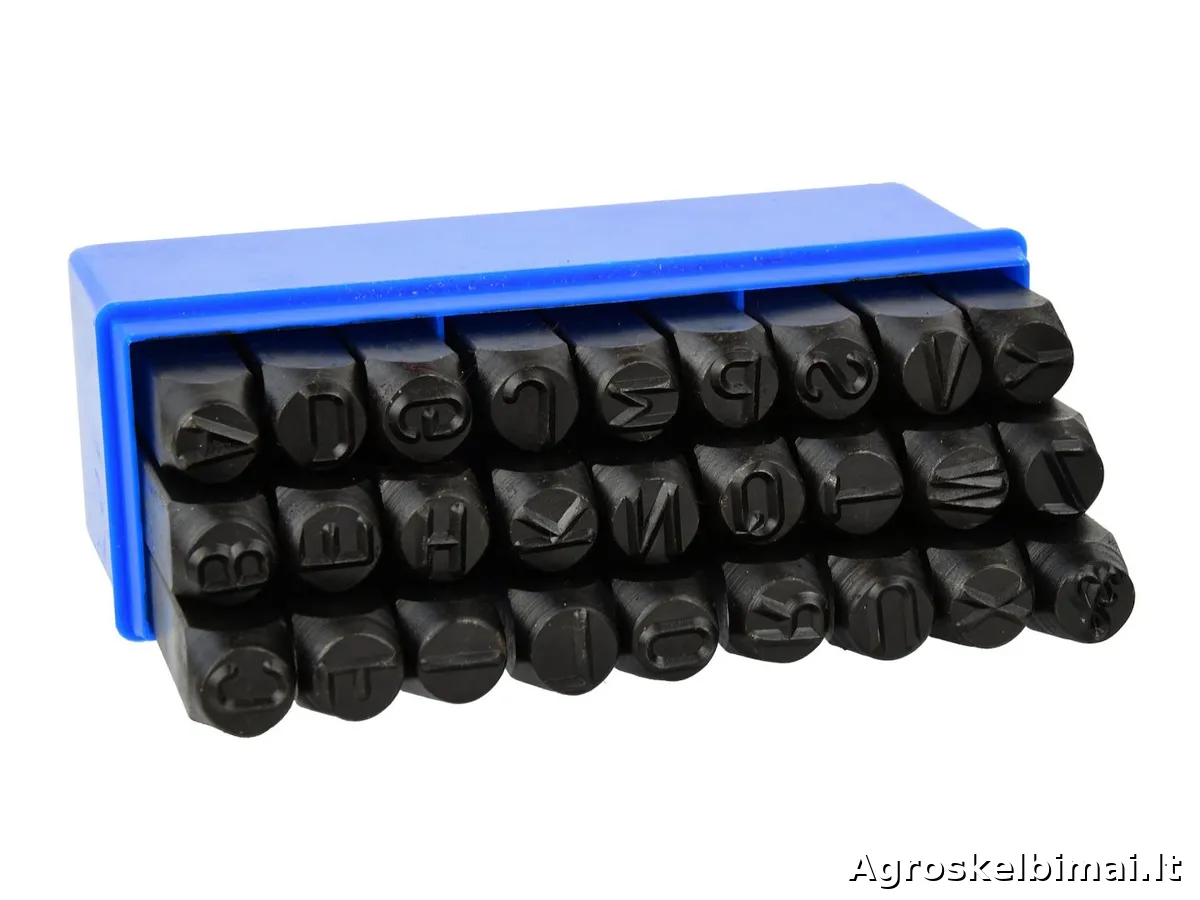 Skaičių, raidžių žymekliai, išmusėjai - pagrindinė nuotrauka