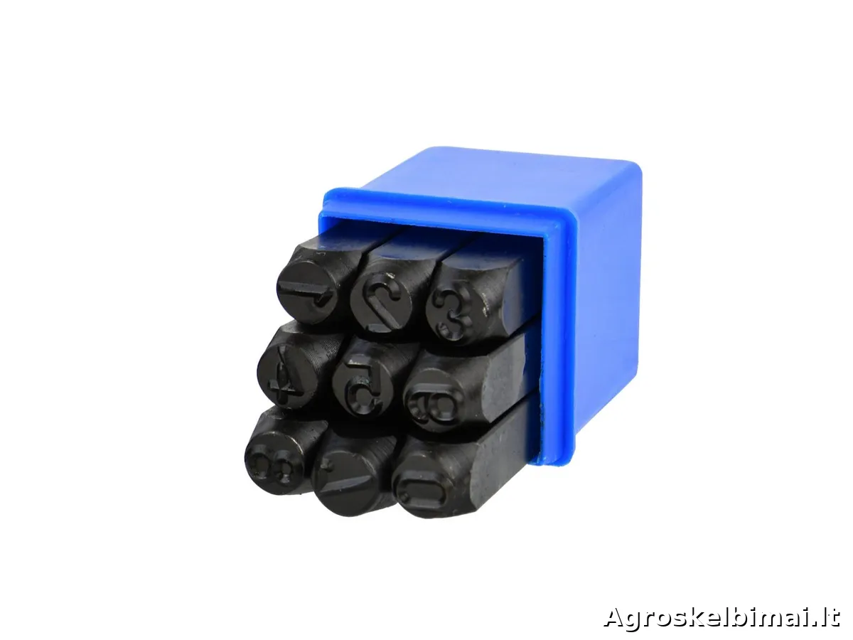 Skaičių, raidžių žymekliai, išmusėjai - nuotrauka 2