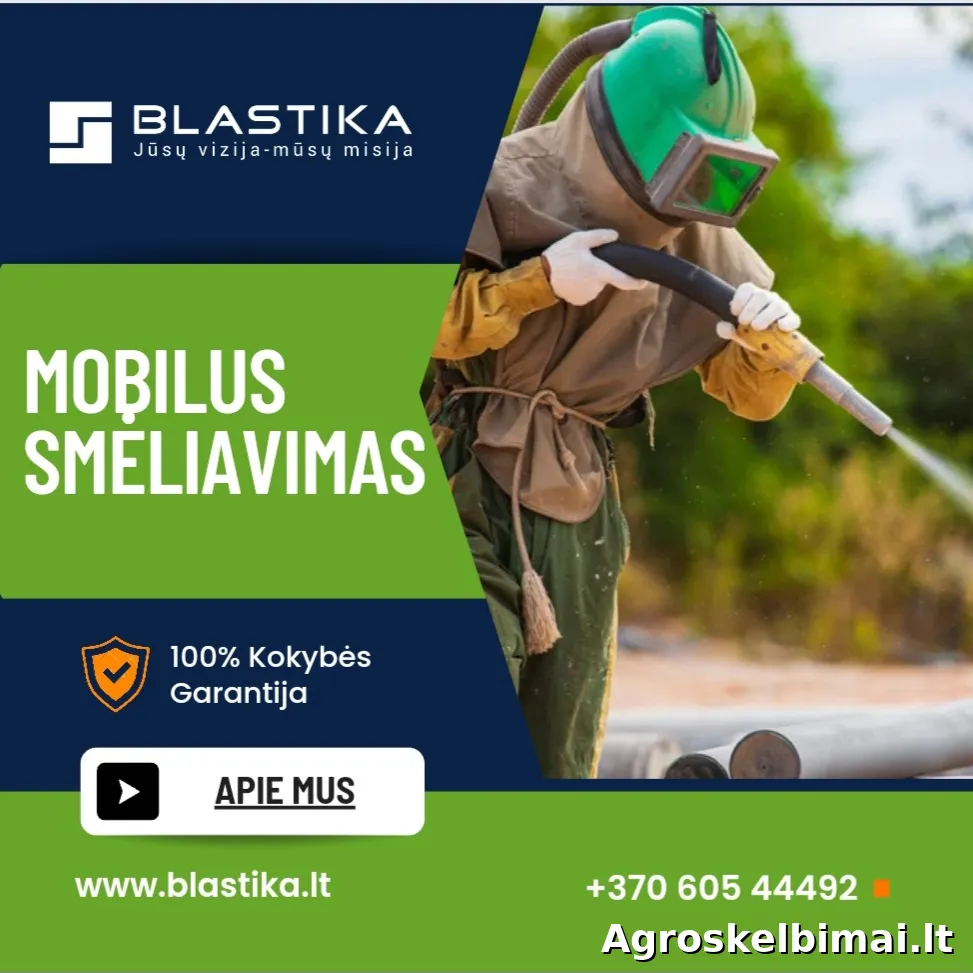 Smėliavimas – metalo, medienos ir kitų paviršių valymas - Paslaugos, Visa Lietuva