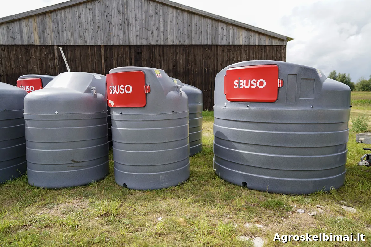 Stacionari dvisienė kuro talpykla SIBUSO - nuotrauka 2