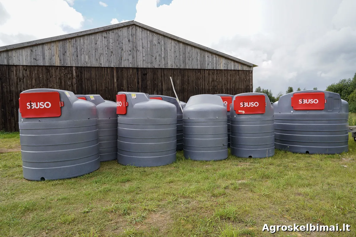 Stacionari dvisienė kuro talpykla SIBUSO - pagrindinė nuotrauka