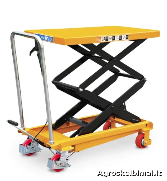 Sulankstomas žirklinis kėlimo stalas su ratukais PTS350A
