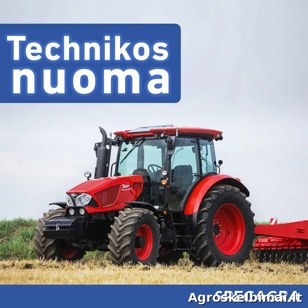 Technikos nuoma, traktoriai ir padargai - nuotrauka 3