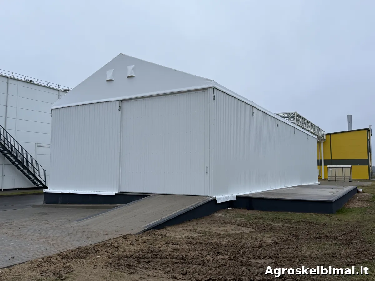 Tentiniai angarai metaliniai angarai žemės ūkiui  - Nekilnojamasis turtas nuotrauka 2