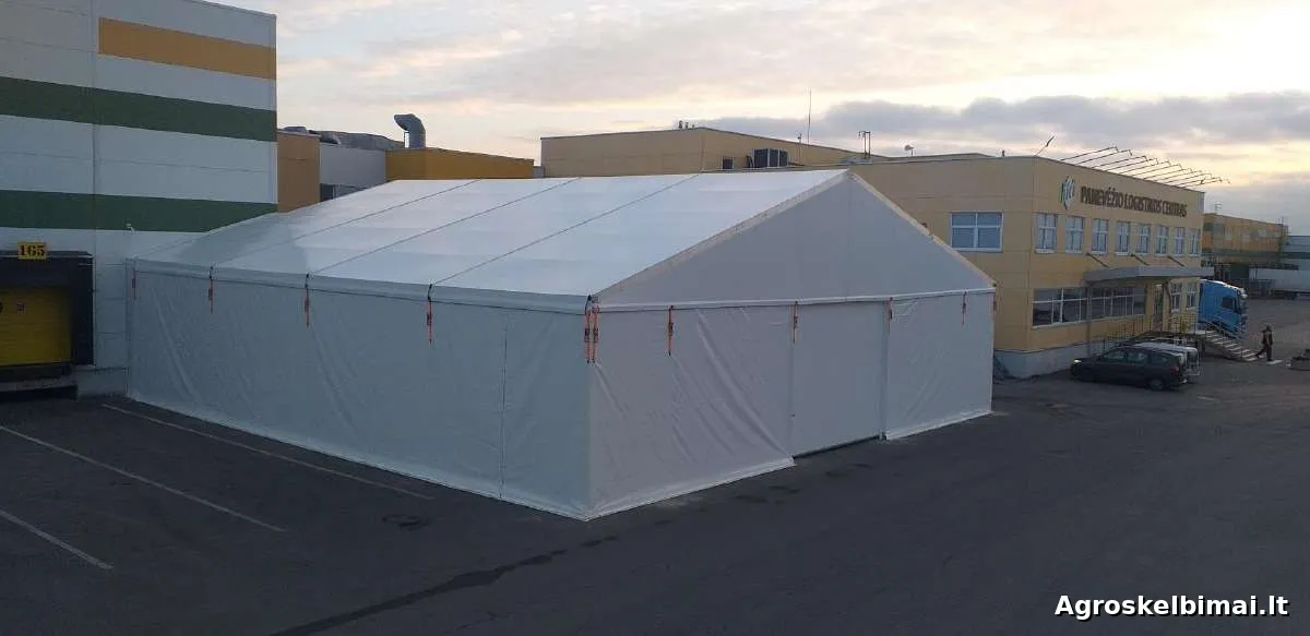 Tentinis angaras 20 x 20 x 7.7m - nuotrauka 2