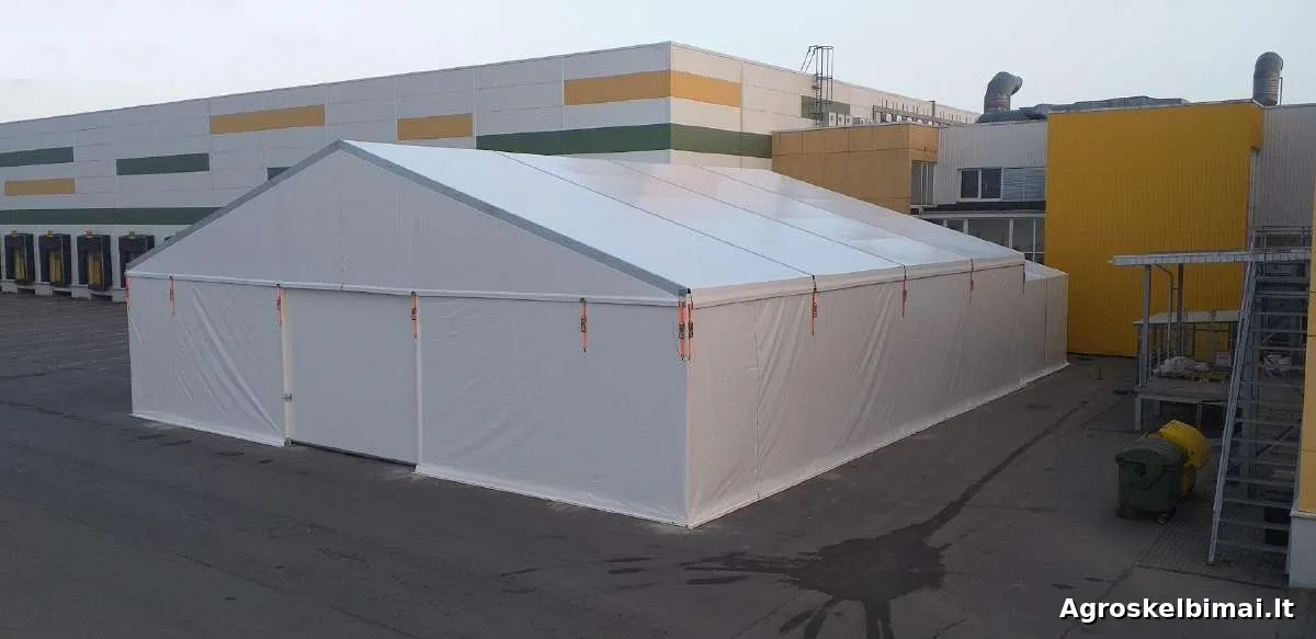 Tentinis angaras 20 x 20 x 7.7m