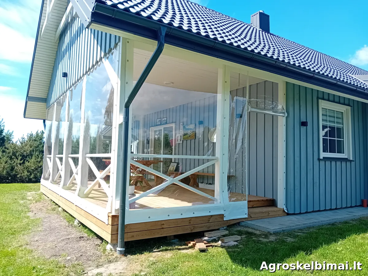 Tentų gamyba – Skaidrūs tentai