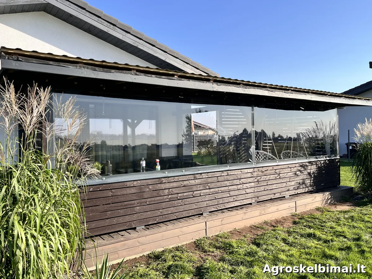 Tentų gamyba – Skaidrūs tentai - nuotrauka 5