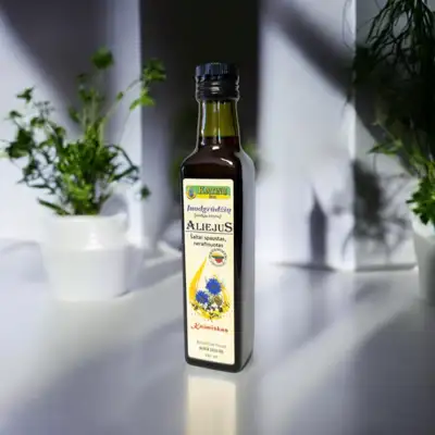 Juodgrūdžių šalto spaudimo aliejus  250ml