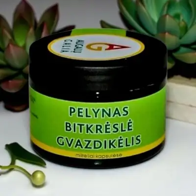Žarnyno šluota - Pelynas. Bitkrėslė. Gvazdikėlis (42 kapsulės)