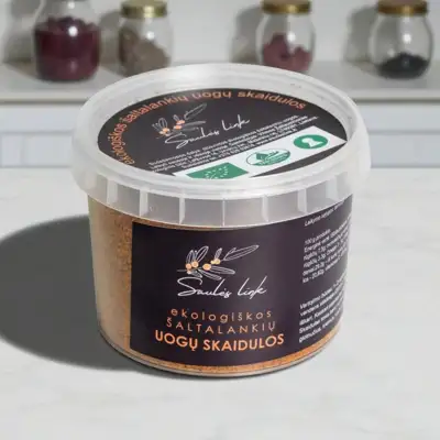 Ekologiškos šaltalankių uogų skaidulos 180 g 