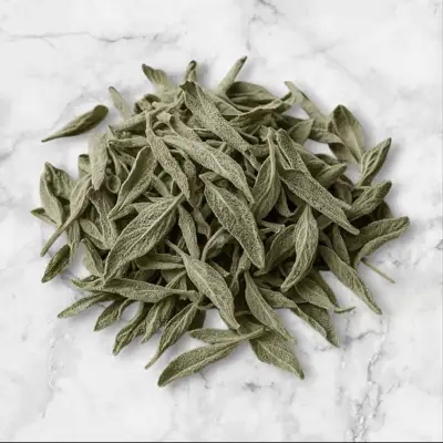 Džiovinti šalavijų lapai – natūralus prieskonis ir aromatinga žolelė 