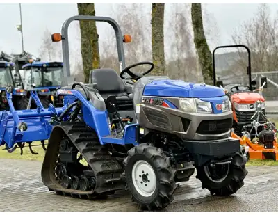 Parduodamas Iseki TH-205 su žemės dirbimo freza