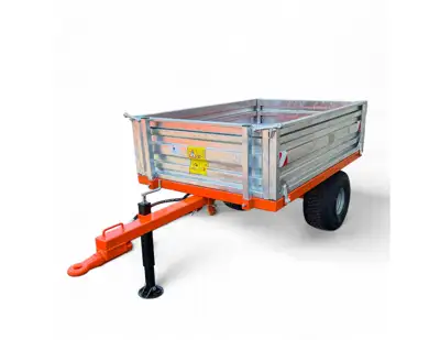 Puspriekabė "DKM AGRI T100" 1000kg