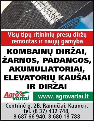 ruloninio (ritininio) preso diržai