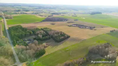 Žemės ūkio sklypai su sodyba