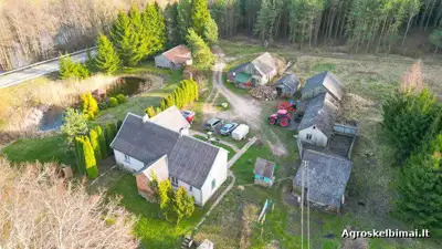 Žemės ūkio sklypai su sodyba - Nekilnojamasis turtas (Vilkaviškis)