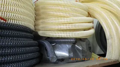 Poliuretaninės ir PVC žarnos grūdų transportavimui