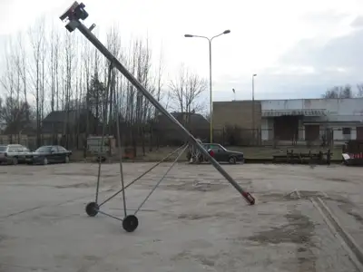 Sraigtiniai grūdų krautuvai - grūdų pakėlimo sraigės