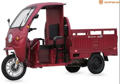 Elektrinis krovininis triratis KINGBOX 2 su kabina