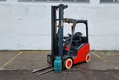 Naudotas dujinis šakinis krautuvas LINDE H14T – 2009 m., paruoštas dar