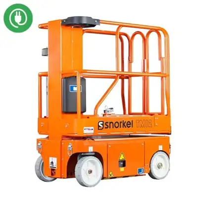 Naujas elektrinis stiebinis keltuvas Snorkel TM12 - Technika (Visa Lietuva)
