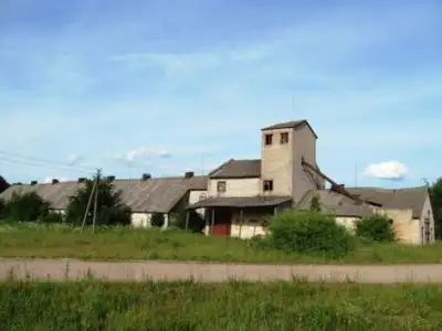 Parduodamas 849 m2 ploto mūrinis grūdų sandėlis su žemės sklypu - Augalininkystė