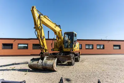 Parduodamas dalimis ekskavatorius Komatsu PW160-7 (2007m) - Statybinė technika