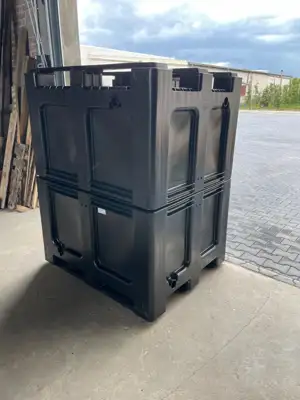 Plastikiniai konteineriai big box - 1200x1000mm 1200x800mm - Ūkio įranga