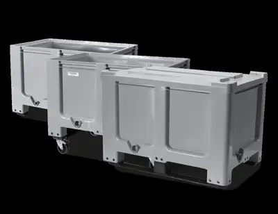 Plastikiniai konteineriai big box - 1200x1000mm 1200x800mm - Ūkio įranga