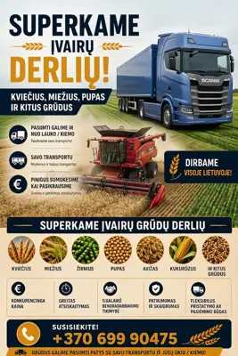 Superkame grudus - Augalininkystė