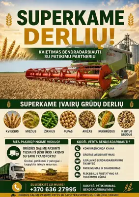 Superkame grudus - Augalininkystė