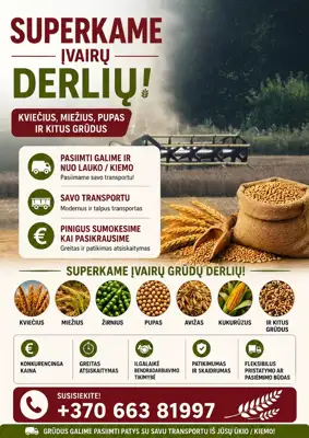 Superkame grudus - Augalininkystė