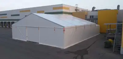 Tentinis angaras 20 x 20 x 7.7m