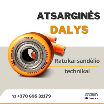 Varomieji ir atraminiai ratukai krautuvams ir krovos technikai - Technika (Šiauliai)