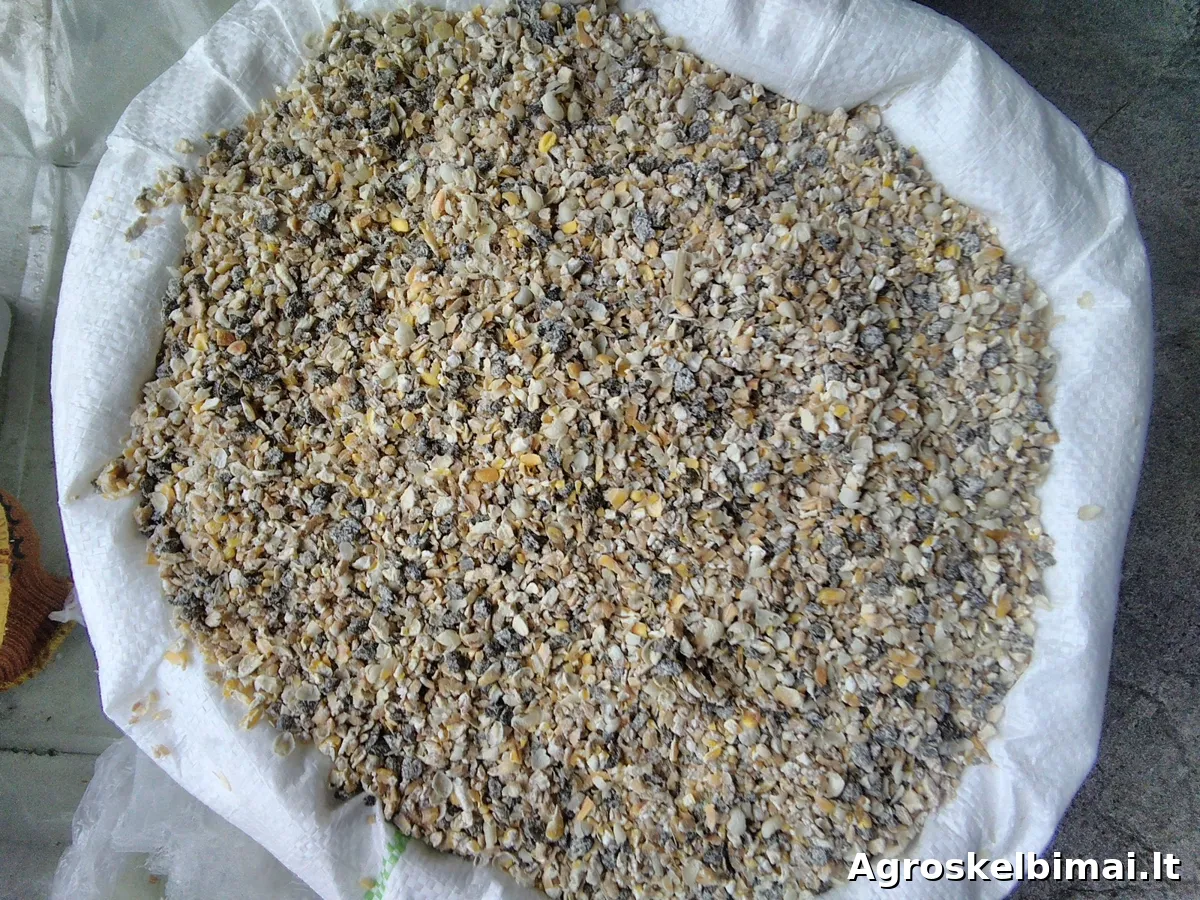 Traiškytų grūdų mišinys paukščiams - pagrindinė nuotrauka