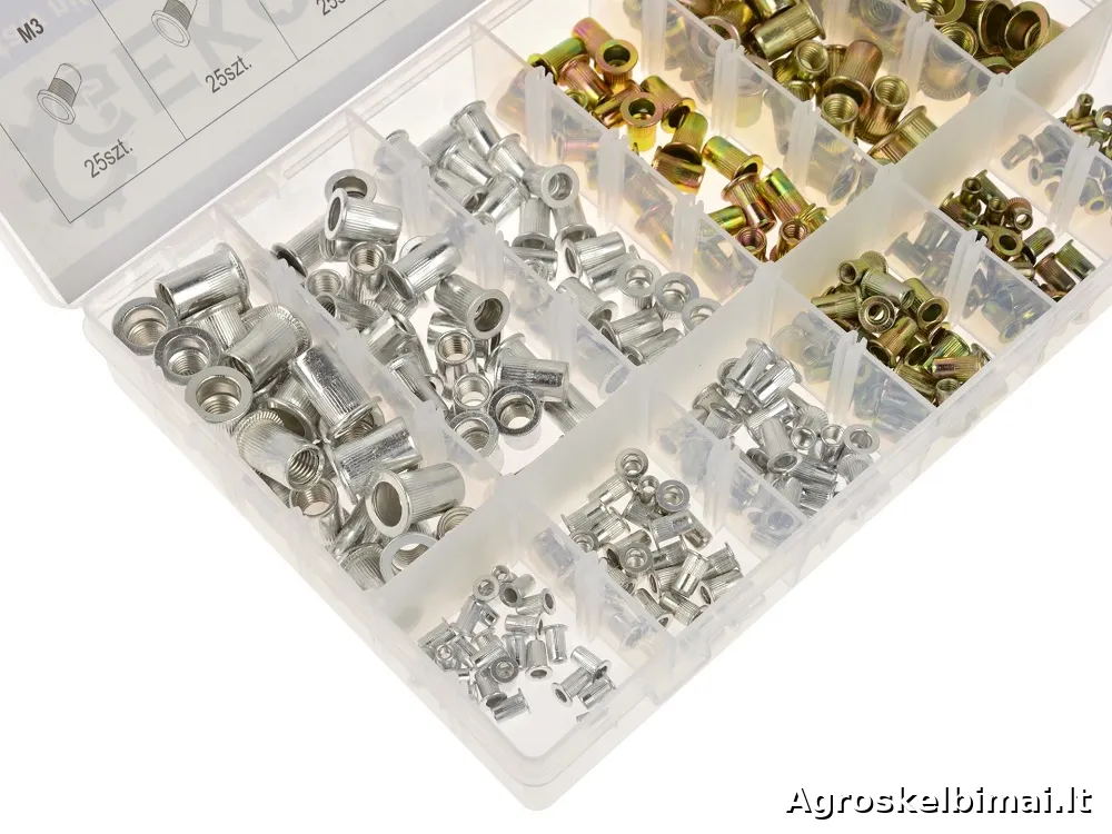 Tepimo taškai, užlenkiami kaiščiai, fiksatoriai, sąvaržos, užtraukėjai - nuotrauka 3