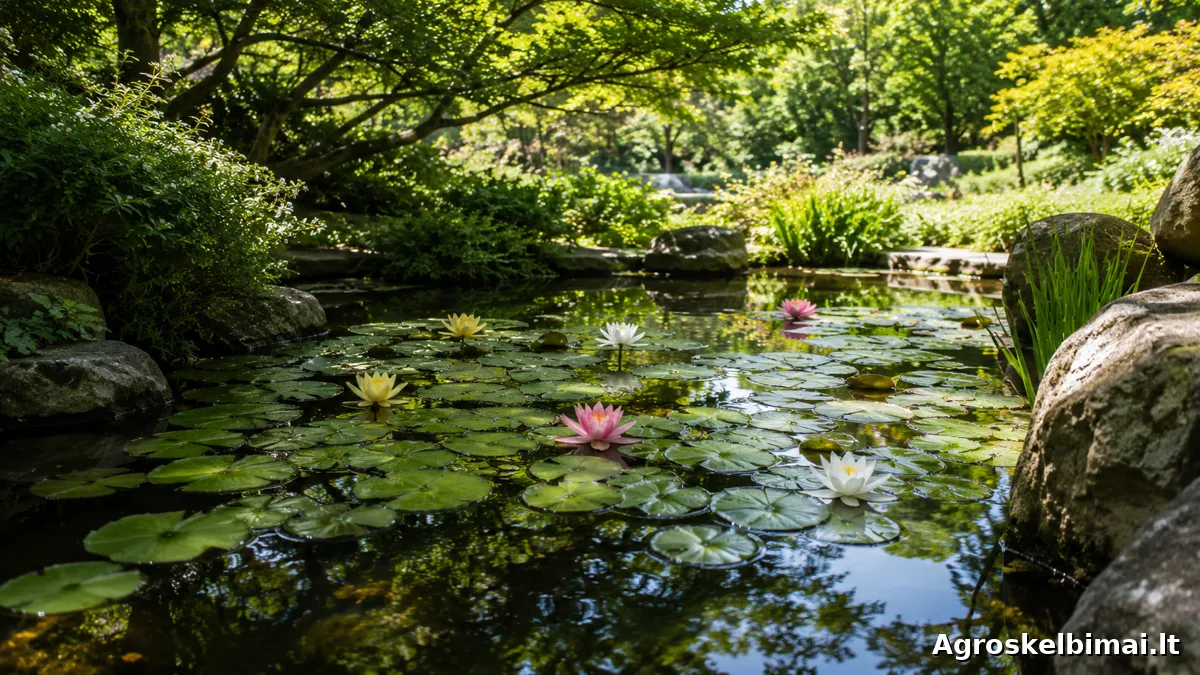 Vandens lelija Nymphaea - įvairių spalvų - Žuvininkystė, Vilnius