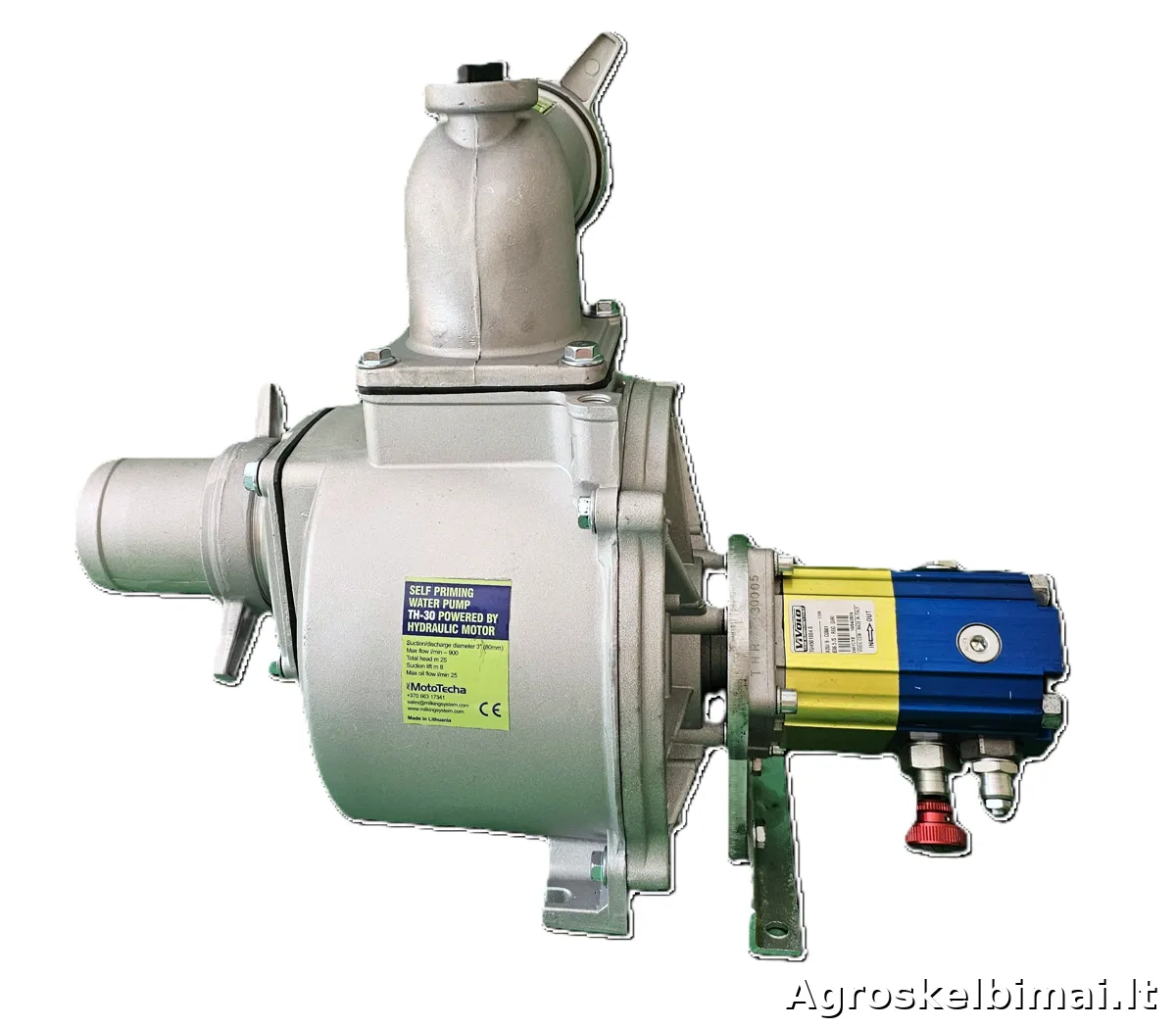 Vandens siurblys TH-30R varomas hidro varikliu