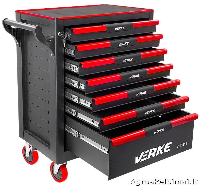 7 Stalčių vežimėliai įrankiams - nuotrauka 8