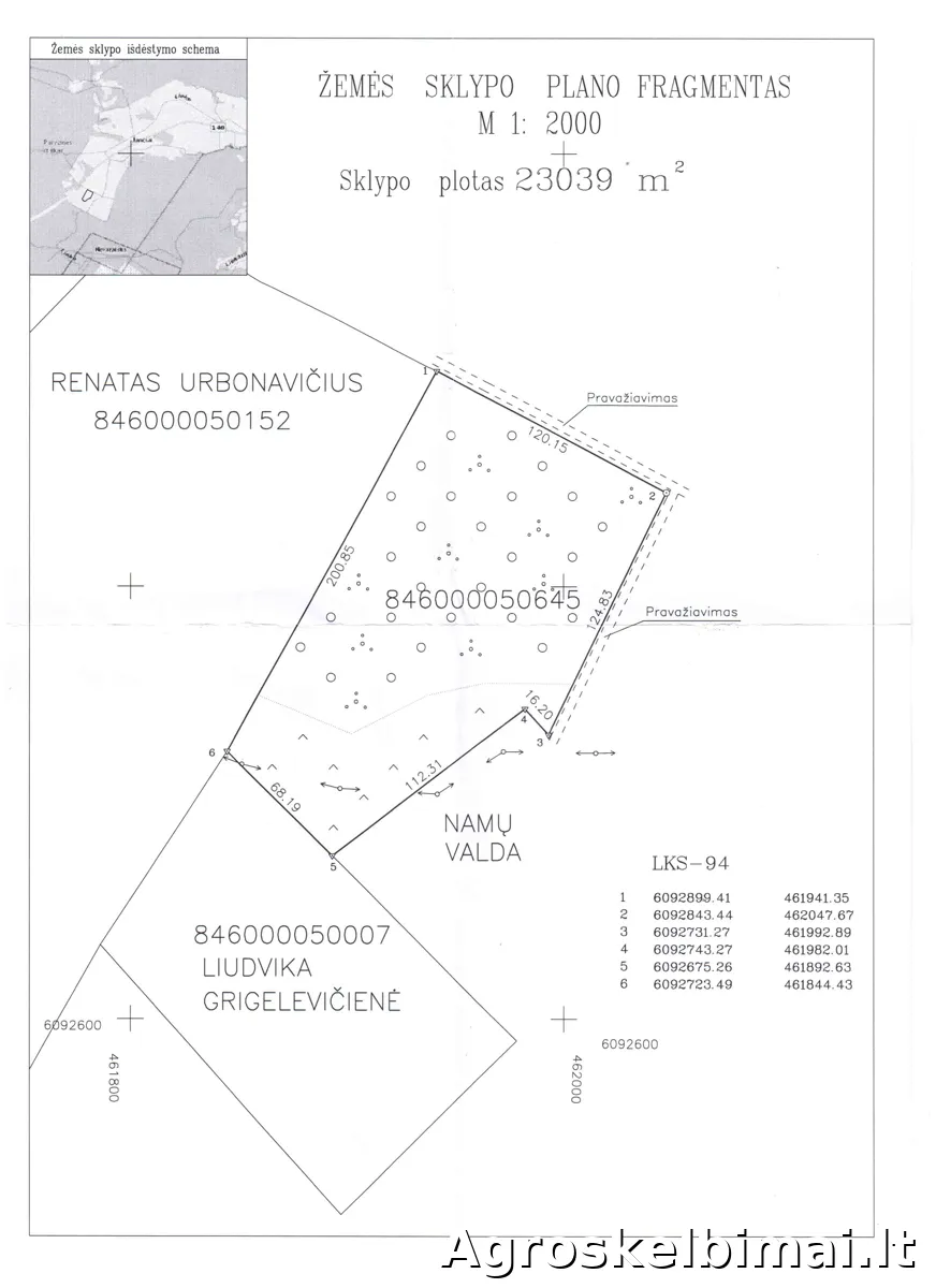Žemės ūkio paskirties sklypas Lekėčių kaime - Nekilnojamasis turtas nuotrauka 5