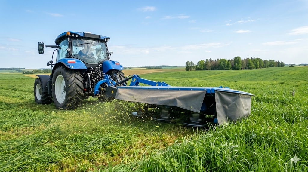 Diskinės ar būgninės šienapjovės: mechanizmų palyginimas